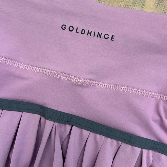 Gold Hinge LAVENDER FIELDS PLEATED TENNIS SKIRT - Picture 5 of 5